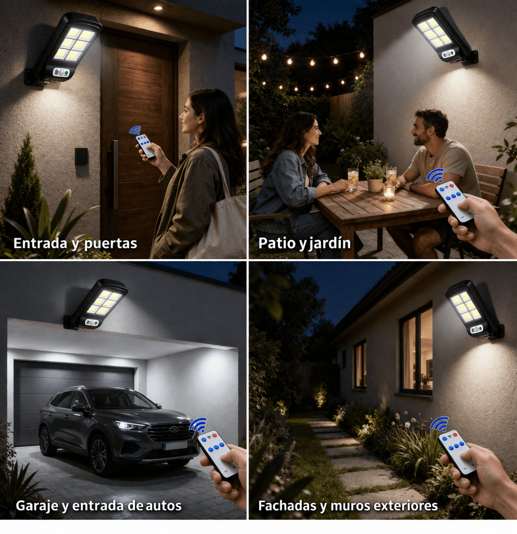 LAMPARA SOLAR CON CONTROL