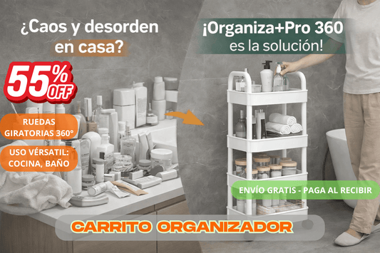 Carrito organizador multiuso de 4 niv
