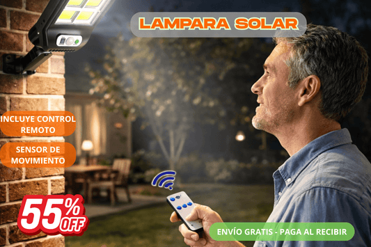 LAMPARA SOLAR CON CONTROL