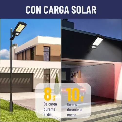 LAMPARA SOLAR CON CONTROL