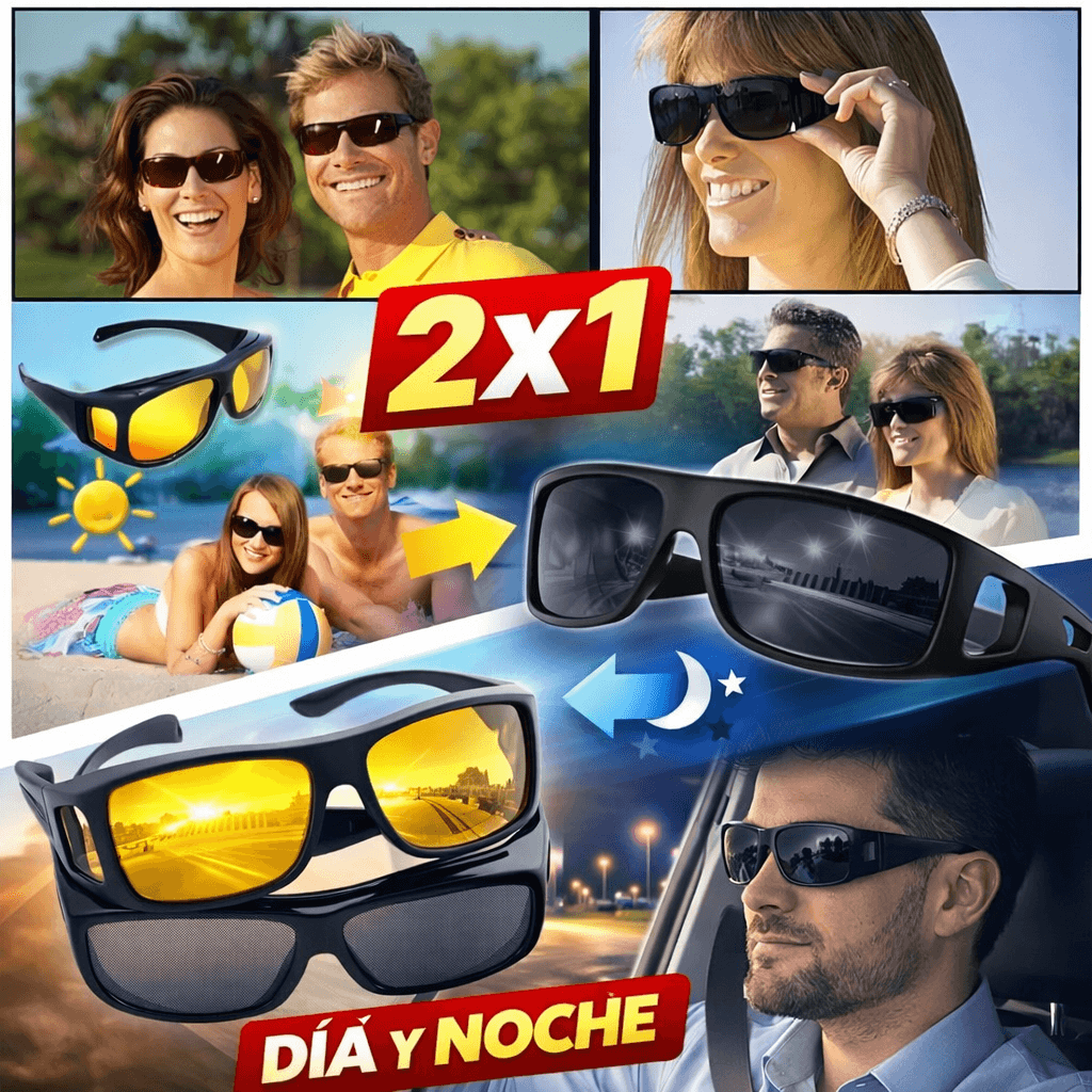 Gafas De Conducion 2x1 Dia Y Noche
