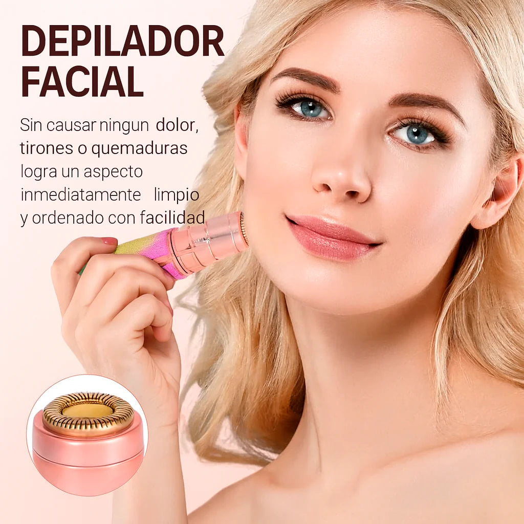 Depilador Facial Cejas 2 En 1