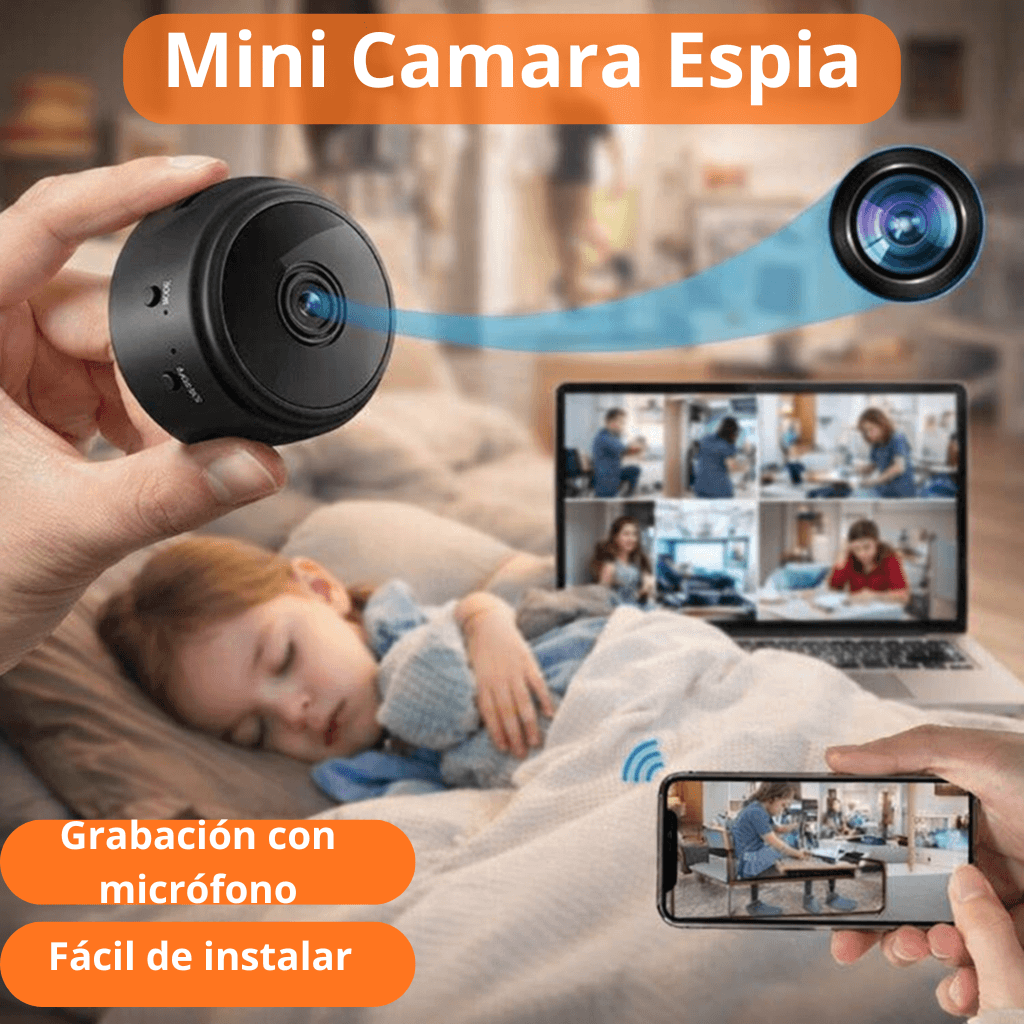 Mini Camara Espia De Seguridad