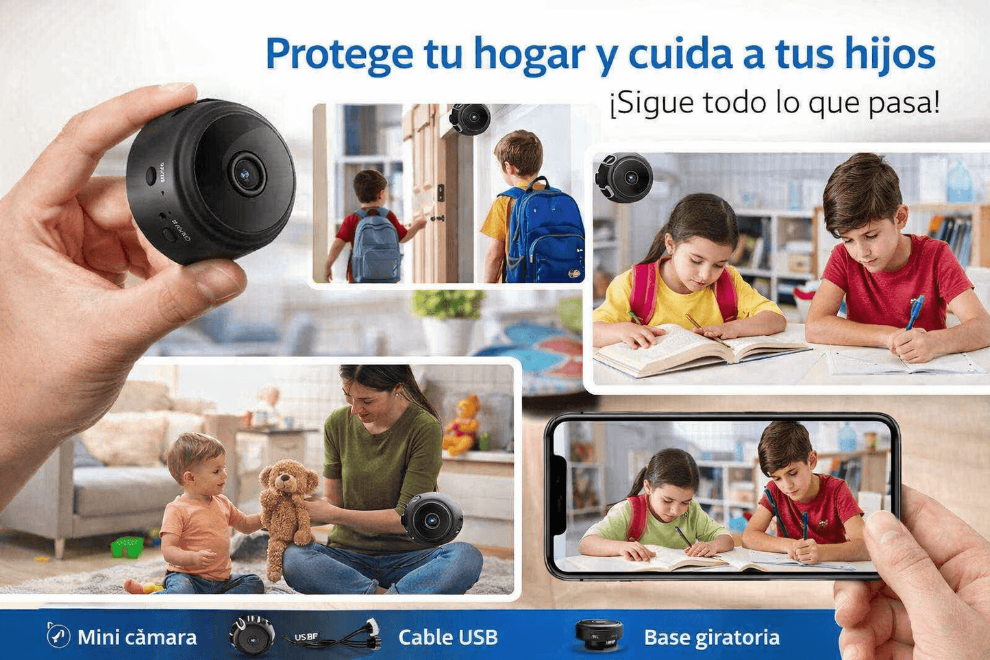 Mini Camara Espia De Seguridad
